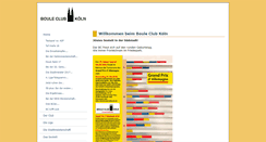 Desktop Screenshot of bouleclubkoeln.de